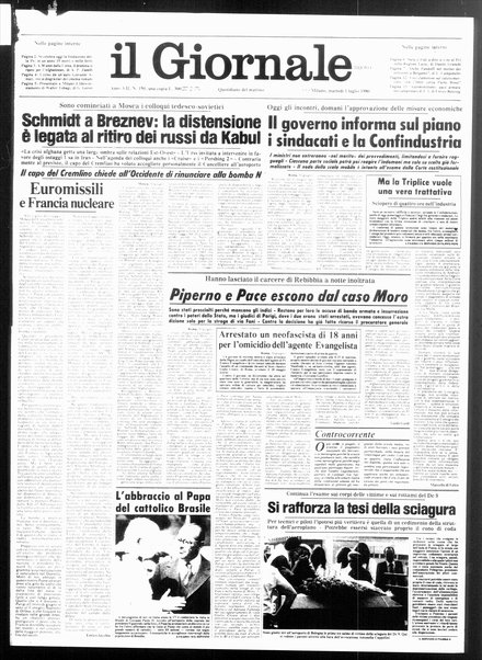 Il giornale nuovo : quotidiano del mattino